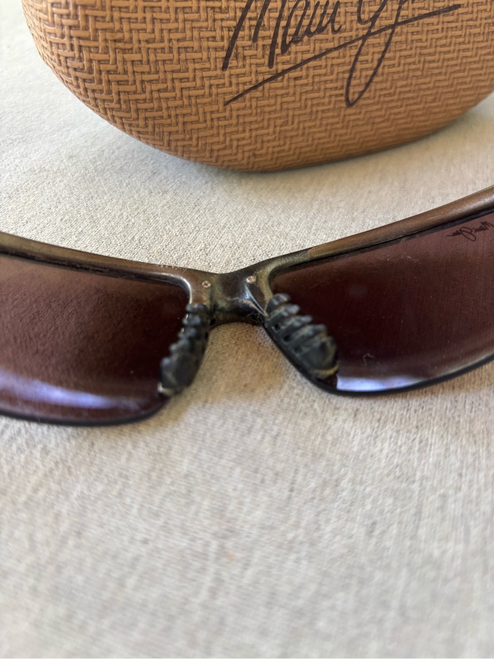 Maui Jim Bronze Frame Brown Gradient Lens Sunglasses - Picture 5 of 10